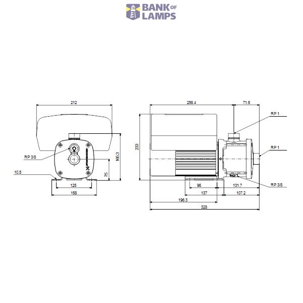 Horizontal multistage pump CME1-3 A-R-G-E-AQQE U-A-D-N 1x230V HR image 3