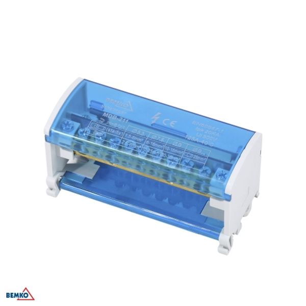 MODULAR DISTRIBUTION BLOCK 22  2x11 (7x5,3mm + 2x7,5mm + 2x9mm) image 1