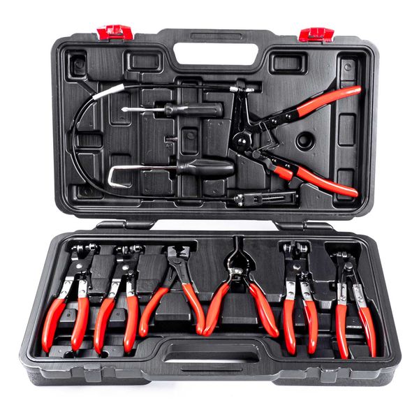 Hose clamp plier set in box 9pcs image 1