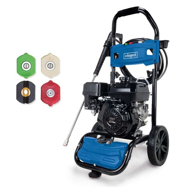 Petrol Pressure Washer HCP5000 | 5.9hp 4.3kW | 241 Bar | 9.2 m Hose & Nozzles image 1