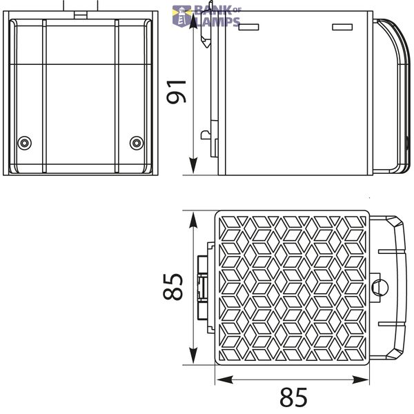 Compact heater with fan WEG94 image 2