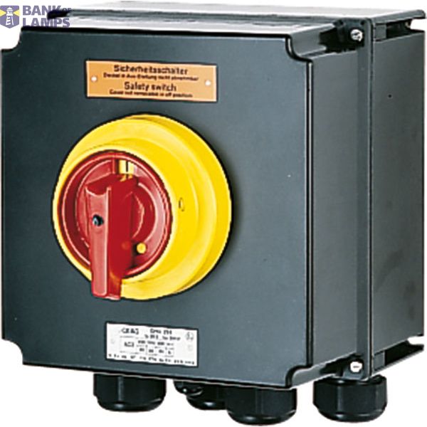 Ex-Safety switch 80A, 6-pole, Emergency Stop image 3