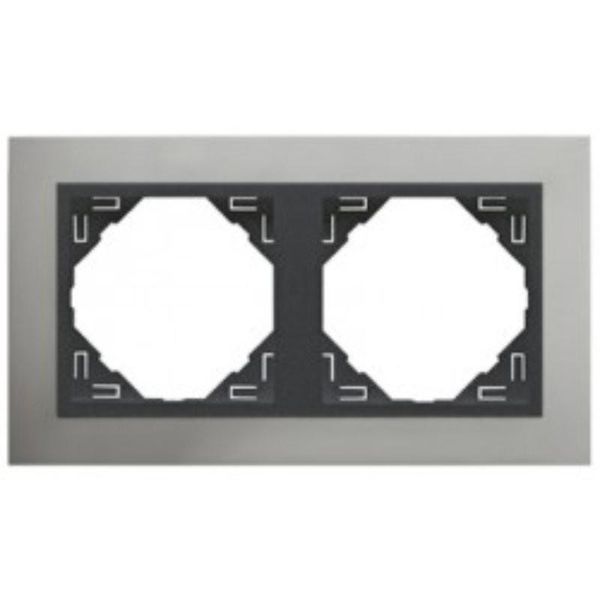 DOUBLE FRAME ALUMINIUM/GRAY image 1