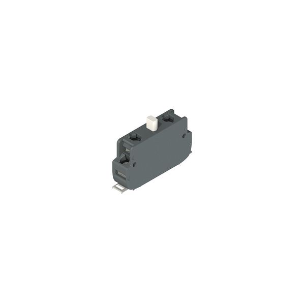 Double contact block, base fixing, 1NO+1NC slow action image 1