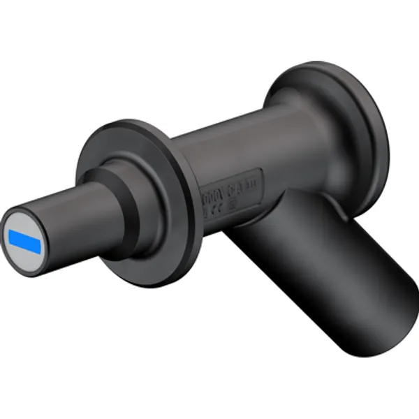 Magnetic adapter, 7 mm magnetic head to 4 mm socket, black, CAT IV, 66.9516-21 image 1