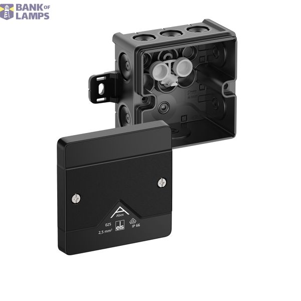 Junction box, Type of protection IP66, max. 2,5², Impact strength IK07, Protection class II, Ui 1000V AC, Ui 1000V DC, DLG, VDE, Halogen free image 1