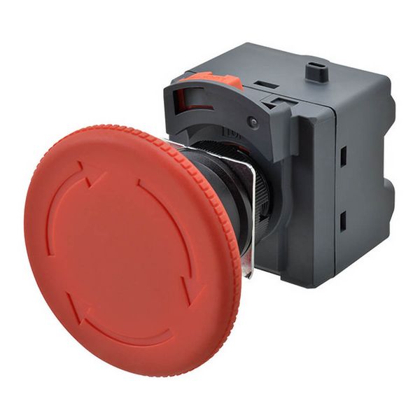 Emergency stop switch, Push-In, non-illuminated, 60 mm dia, push-lock/ A22E0315A image 1