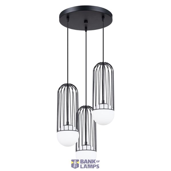 Pendant lamp BRINA  3P black image 3
