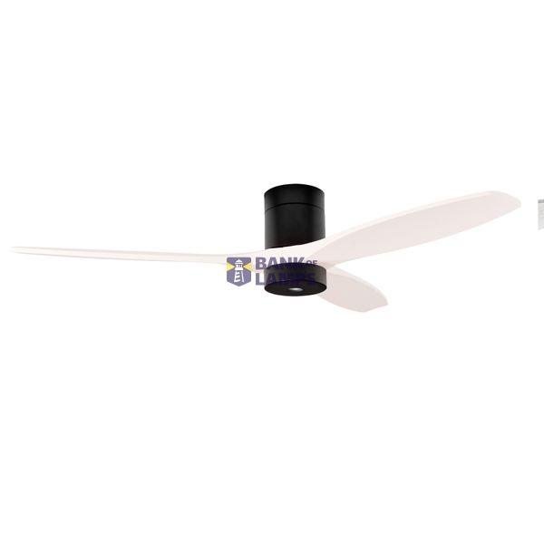 Fan Stem Evo ø1320mm Tube Play Black with White Blades image 1