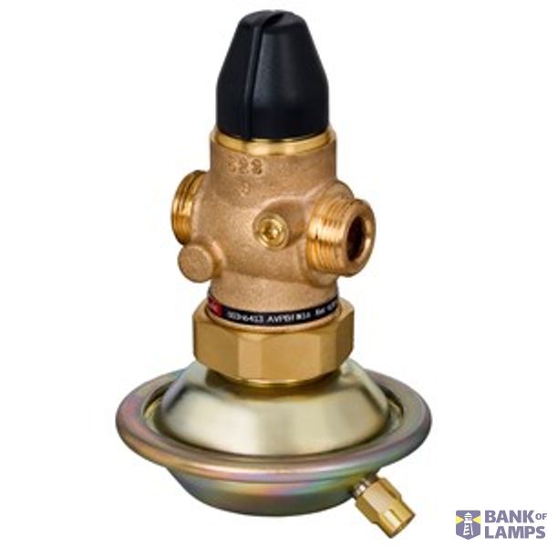 AVPB-F, PN 16, DN 15, Flow rate [m³/h]: 0.06 - 1.40, 0.50 bar - 0.50 bar, External Thread, G 3/4 A, Mounting version: Return image 1