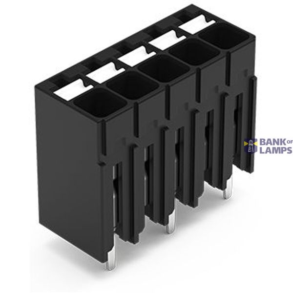 THR PCB terminal block push-button 1.5 mm² black image 1
