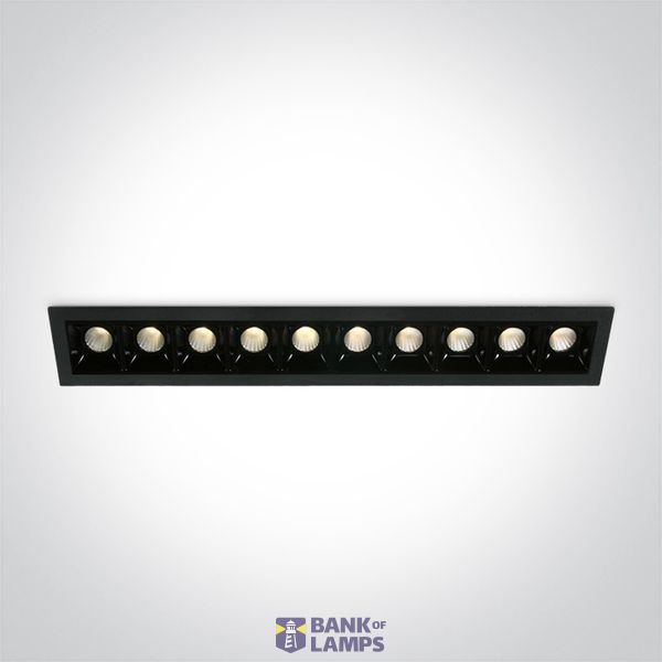 BLACK LED 10x2W WW 30deg IP20 700mA DIMMABLE image 1