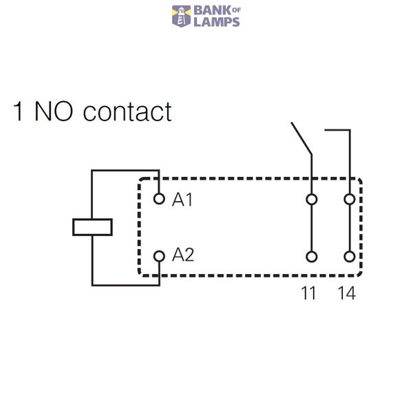 PCB Inrush-relay 1 NC 24VDC 16A pinning 5.0 image 2