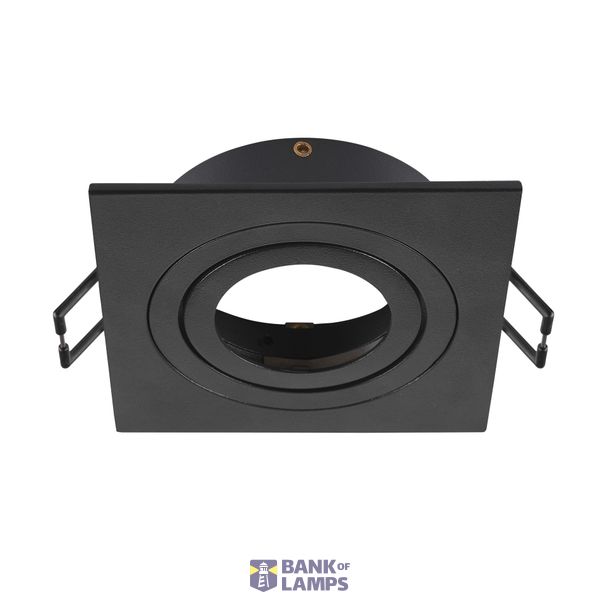 NEW TRIA® 75, ceiling installation ring, L: 9 W: 9 H: 2.6 cm, IP 20, black image 1