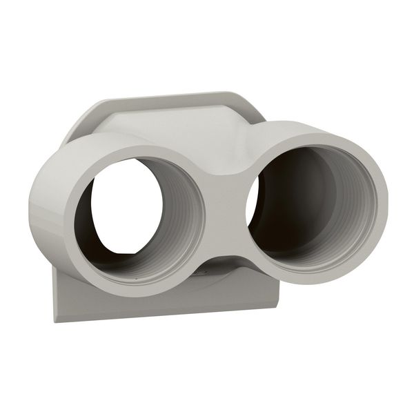 PLEXO CABLE GLAND 2 ENTRIES PG16 - GREY image 1