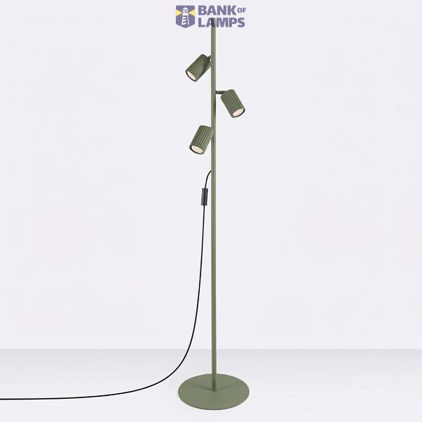 Floor lamp KARBON 3 olive green image 3
