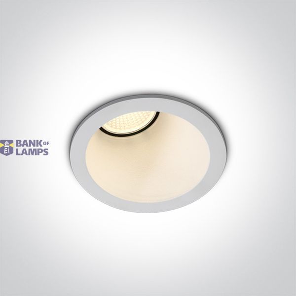 WHITE LED 8W WW IP20 50deg ASYMMETRIC 230V DARK LIGHT image 1