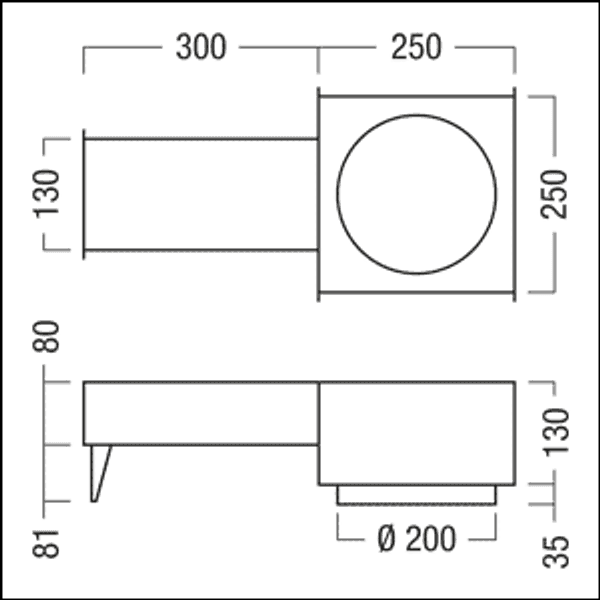 PANOS INF/EVO R200 CASTING SURROUND - Concrete casting surround for DA 200 mm image 2