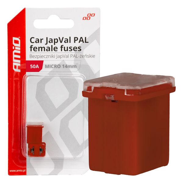 Car JapVal PAL Female fuses 50A AMIO-03455 image 1