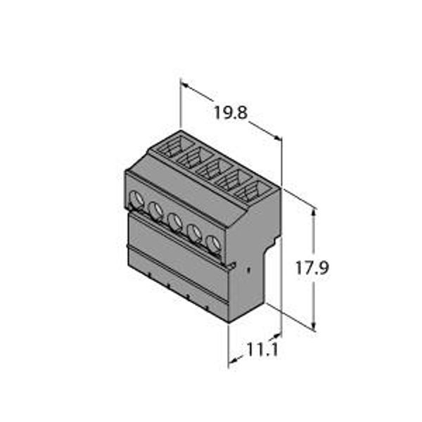 Accessories Power Bridge Connection Terminal   IMC 1.5/ 5-ST-3.81 BK image 1