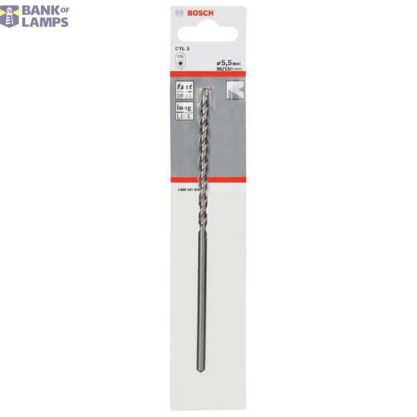 Concrete drill bit CYL-3 5,5 x 90 x 150 mm, d 4,5 mm image 2