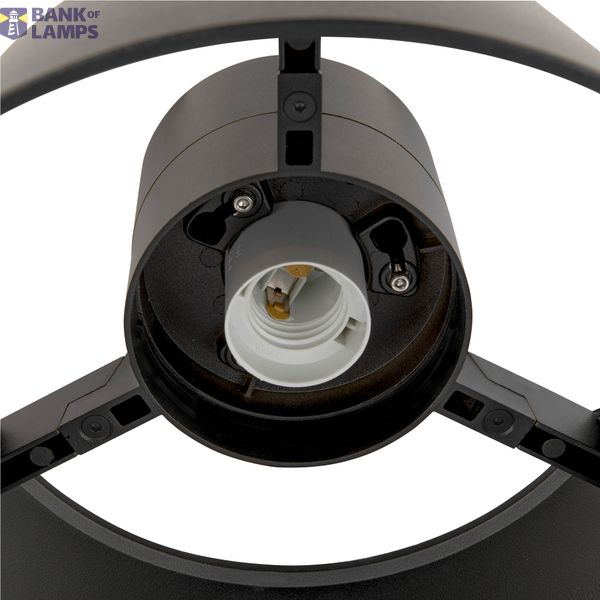 PHOTONI, ceiling-mounted light, conical, 1x max. 13W, E27, black image 2