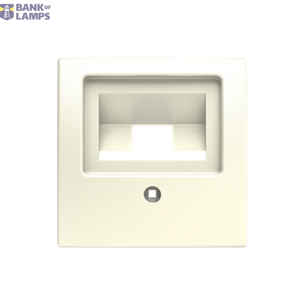 Central plate Basic 55 1×RJ cream 1803-92-507 image 1