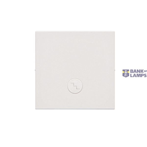 Single button for switches and push buttons, white matt image 1