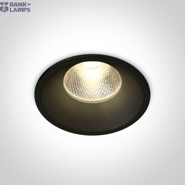 BLACK 12W 20deg WW IP20 230V DARK LIGHT image 1