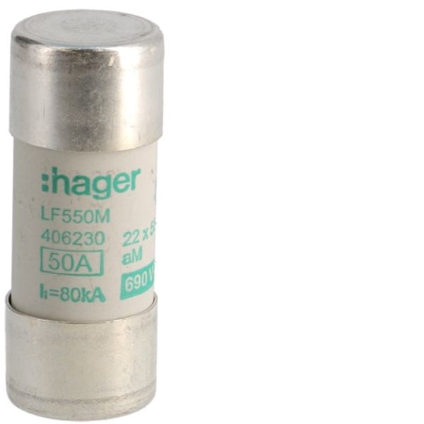 FUSE 22X58,50A AM,690VAC LF550M image 1