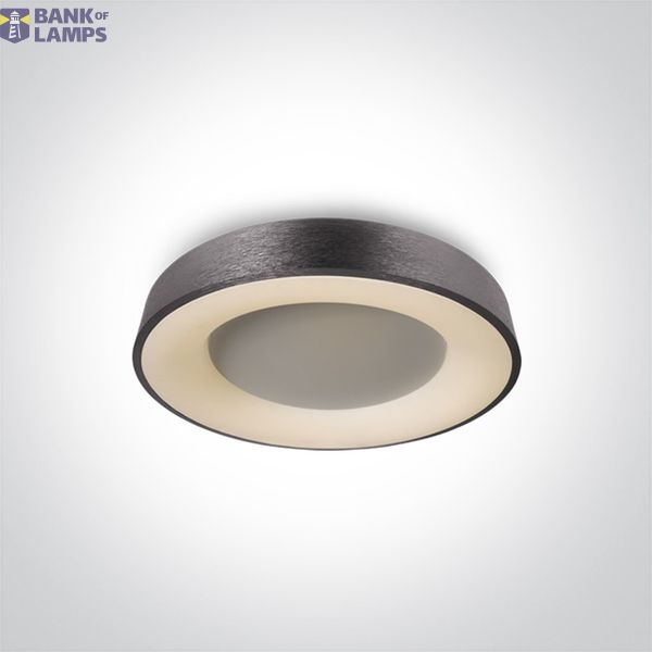 BRUSHED ANTHRACITE PLAFO 40W WW IP20 230V image 1