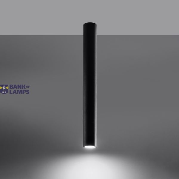 SPOT LAGOS 60 BLACK GU10 1X40W IP20 image 3