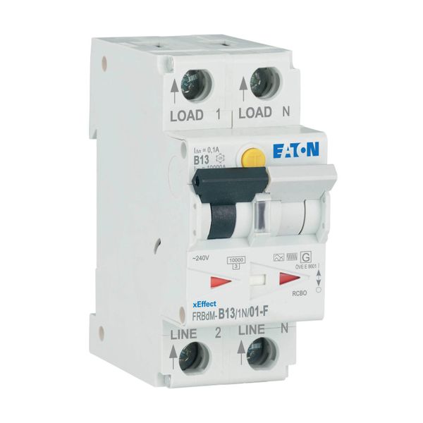 Digital RCD/MCB combination, 13 A, 100 mA, MCB trip characteristic: B, 1p+N, RCD trip characteristic: F image 12