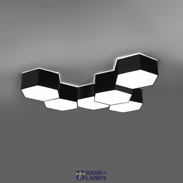 CEILING LAMP SUNDE 13 BLACK E27 2X60W IP20 image 7