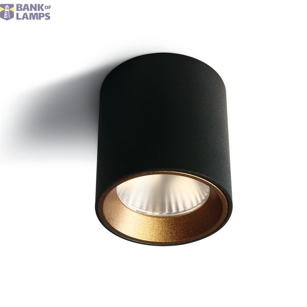 BLACK 7W WW 35deg 230V ROUND DIMMABLE image 1