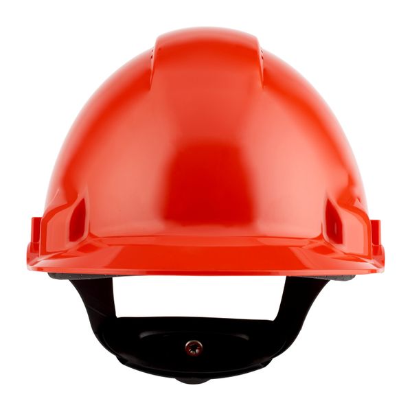 3M™ Hard Hat, Uvicator, Ratchet, Ventilated, Plastic Sweatband, Red, G image 8