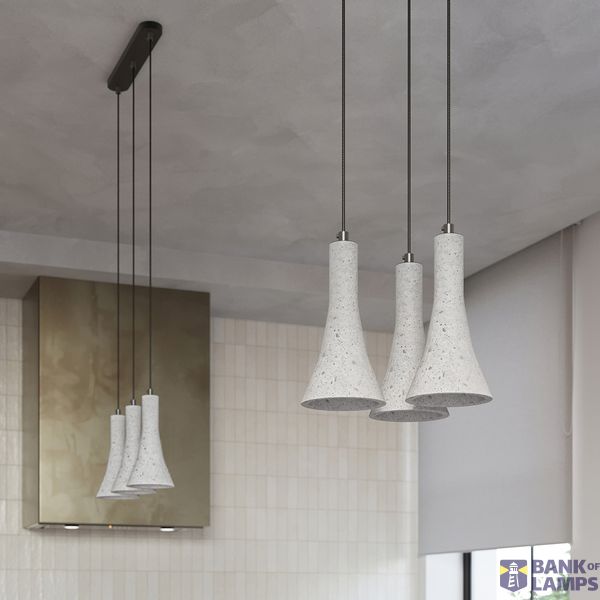 HANGING LAMP REA 2 CONCRETE E14 2X12W IP20 image 5