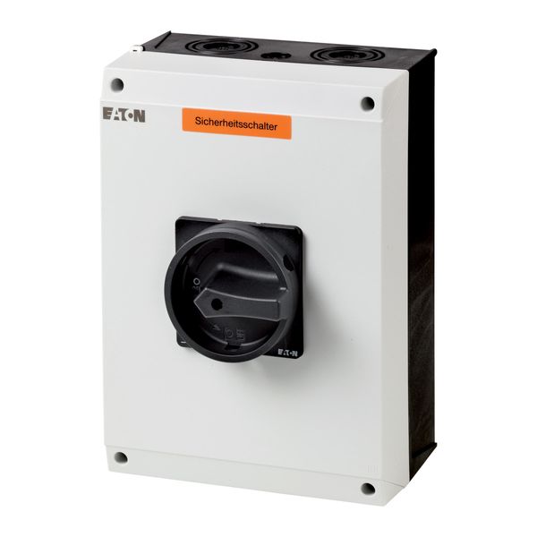 T5-4-15682/I5-SI-SW Safety switch, T5, 100 A, 6 pole, 1 N/O, 1 N/C, STOP function, With black rotary handle and locking ring, Lockable in position 0 with cover interlock, image 3
