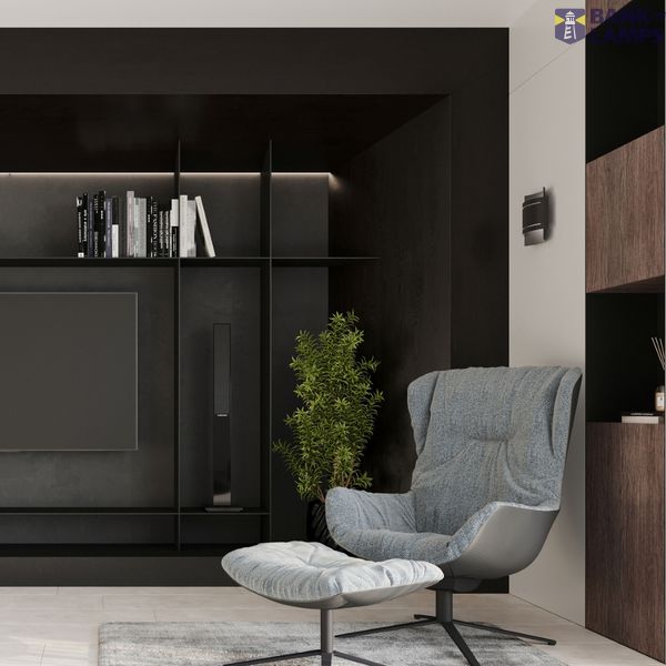 HESTIA WALL LAMP BLACK G9 1X40W IP20 image 4