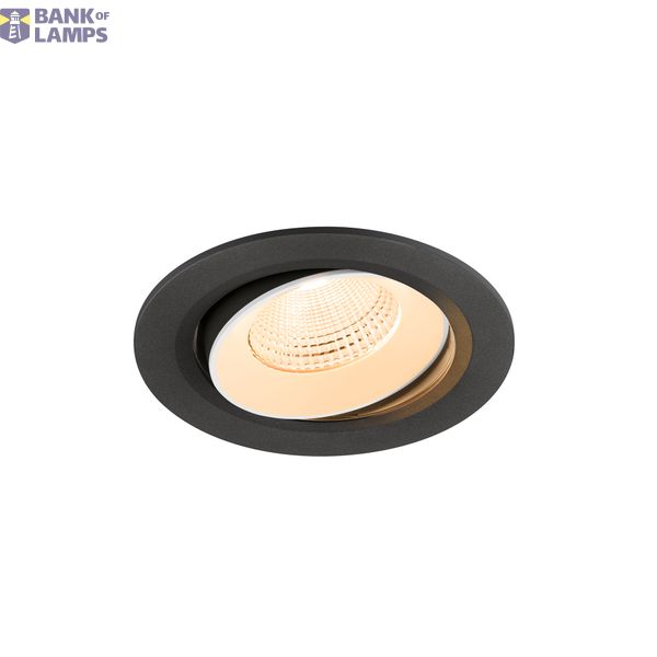 NUMINOS© MOVE L, recessed CL 2700K, 55ø, IP20, round bl/wh image 1