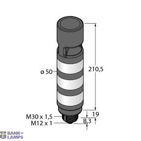 LED Signal Light Tower Light   TL50HGYRAOS4IQ image 1
