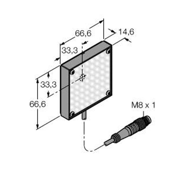 Vision System Area Light   LEDRA62X62M image 1