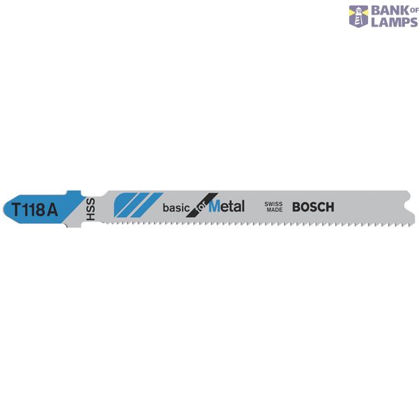 Jigsaw blade T 118 A Basic for Metal 3 pcs. image 1