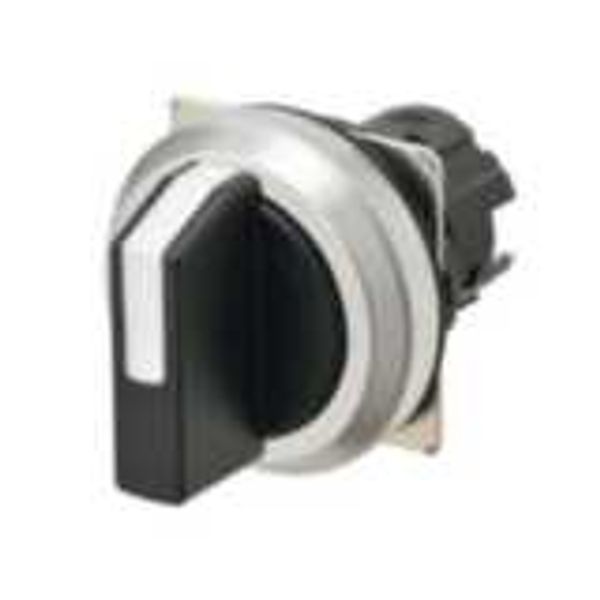 Pushbutton A30NZ Ø30 mm, subassembly selector part, bezel brushed meta image 3