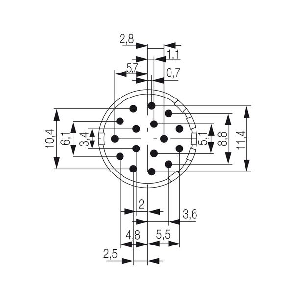Sensor/Actuator plug-in connector image 2