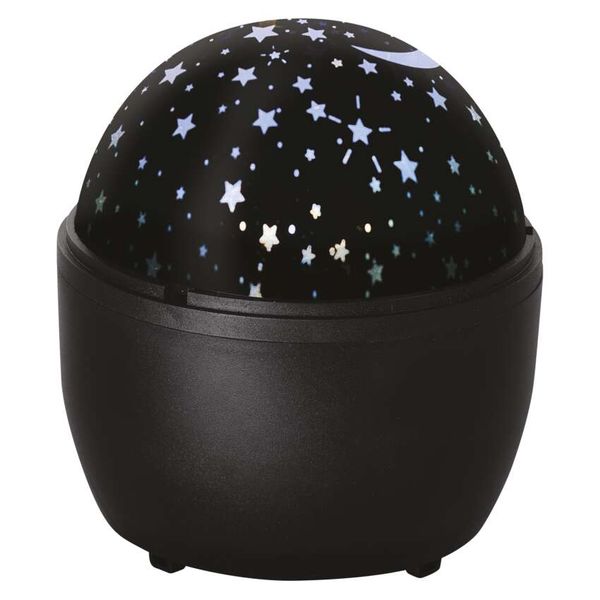 LED decorative projector – stars, 3× AA, indoor image 1