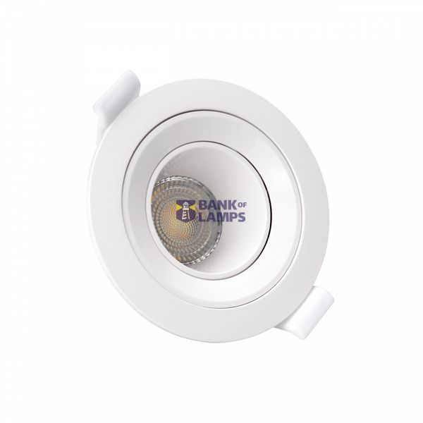 FIALE CORE DEEP GU10 IP20 FI86X34MM WHITE ROUND ADJUSTABLE image 1