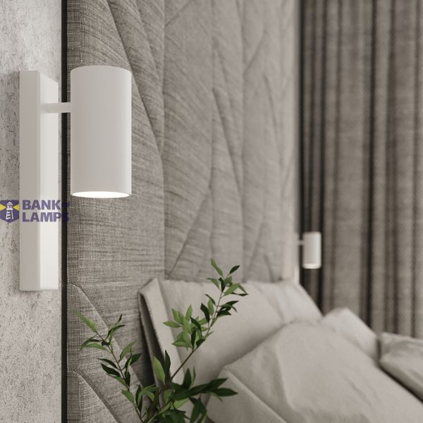 WALL LAMP UTTI WHITE GU10 1X40W IP20 image 4
