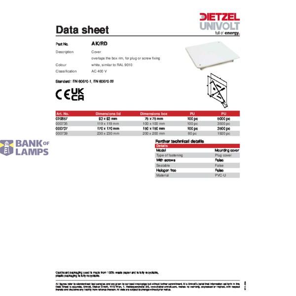 AK/RD 150 WH image 3