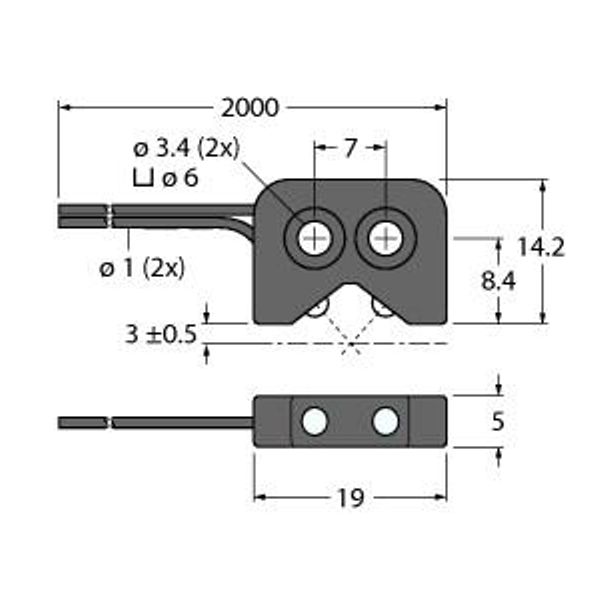 Plastic Fiber Single Conductor — Jacketed Optical Cable Made of Plastic Fiber   P12-C1 image 1
